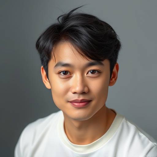 Portrait of Li Chen, FeastForward Head of Operations, with a determined expression.